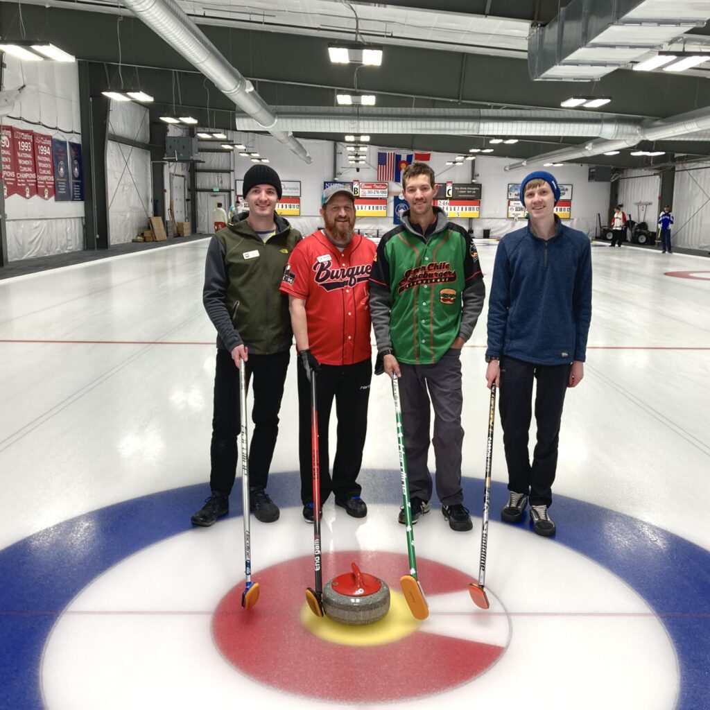 hunter James Patrick and Adam at Miler High